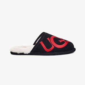 Ugg Scuff Logo Tofflor Herr Svarta (014239IWB)